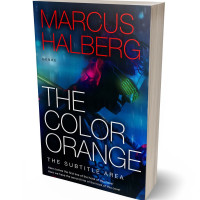 3D view of Premade Science Fiction Book Cover - Ebony