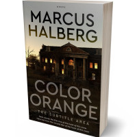 3D view of Premade Mystery & Thriller & Suspense Book Cover - Oil