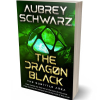 3D view of Premade Science Fiction Book Cover - Black Forest