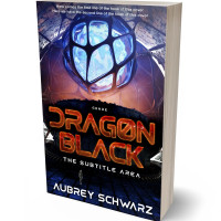 3D view of Premade Science Fiction Book Cover - Oriental Pink