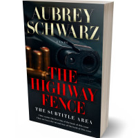 3D view of Premade Mystery & Thriller & Suspense Book Cover - Black