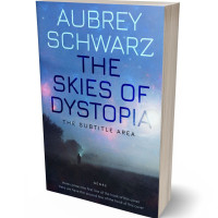 3D view of Premade Science Fiction Book Cover - Steel Blue