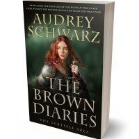 3D view of Premade Historical Book Cover - Log Cabin