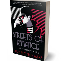 3D view of Premade Chick Lit Book Cover - Ebony