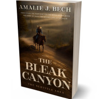 3D view of Premade Action & Adventure Book Cover - Mikado