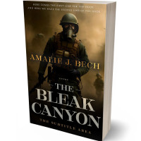 3D view of Premade Apocalyptica Book Cover - Teak