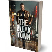 3D view of Premade Mystery & Thriller & Suspense Book Cover - Merlin