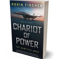 3D view of Premade Action & Adventure Book Cover - Mirage