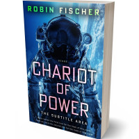 3D view of Premade Science Fiction Book Cover - Blue Zodiac