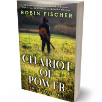 3D view of Premade Western Book Cover - Birch