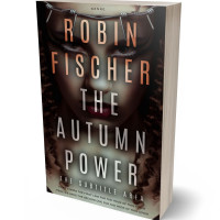 3D view of Premade Fantasy Book Cover - Cocoa Brown