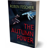 3D view of Premade Science Fiction Book Cover - Ebony