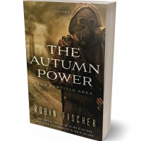 3D view of Premade Apocalyptica Book Cover - Oil