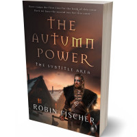 3D view of Premade Historical Book Cover - Cocoa Brown