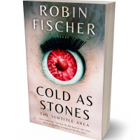 3D view of Premade Horror Book Cover - Outer Space