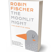 3D view of Premade Children's Book Cover - Silver