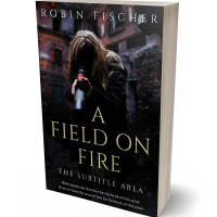 3D view of Premade Apocalyptica Book Cover - Cod Gray