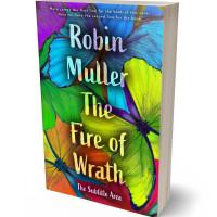 3D view of Premade Poetry Book Cover - Old Gold