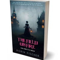 3D view of Premade Horror Book Cover - Amethyst Smoke