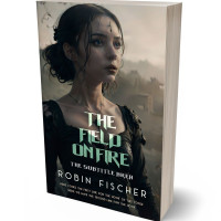 3D view of Premade Horror Book Cover - Shark