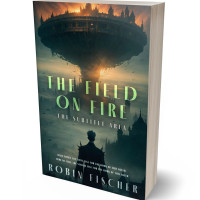 3D view of Premade Paranormal & Urban Book Cover - Outer Space