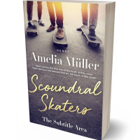 3D view of Premade Teen & Young Adult Book Cover - Old Lavender