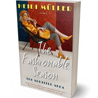 3D view of Premade Chick Lit Book Cover - Swirl