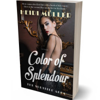 3D view of Premade Royal Romance Book Cover - Cocoa Brown