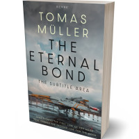 3D view of Premade Science Fiction Book Cover - Oslo Gray