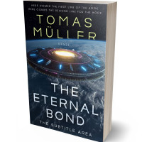 3D view of Premade Science Fiction Book Cover - Mirage