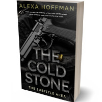 3D view of Premade Mystery & Thriller & Suspense Book Cover - Cod Gray