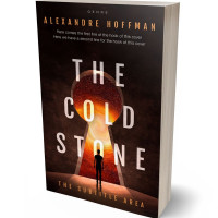 3D view of Premade Mystery & Thriller & Suspense Book Cover - Burning Sand