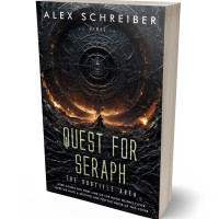 3D view of Premade Fantasy Book Cover - Thunder