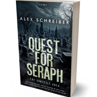 3D view of Premade Horror Book Cover - Mirage