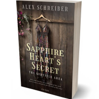 3D view of Premade Literary Fiction Book Cover - Cocoa Brown