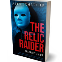 3D view of Premade Mystery & Thriller & Suspense Book Cover - Brick Red