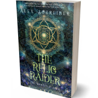 3D view of Premade Fantasy Book Cover - Ebony Clay