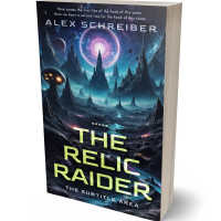 3D view of Premade Science Fiction Book Cover - Mirage