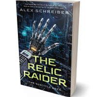 3D view of Premade Science Fiction Book Cover - Mirage