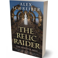 3D view of Premade Fantasy Book Cover - Mine Shaft