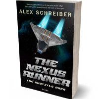3D view of Premade Science Fiction Book Cover - Edward