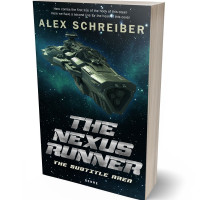 3D view of Premade Science Fiction Book Cover - Aztec