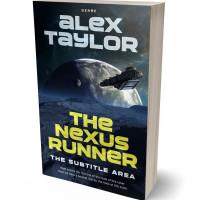 3D view of Premade Science Fiction Book Cover - Winter Hazel