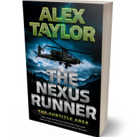 3D view of Premade Mystery & Thriller & Suspense Book Cover - Aztec