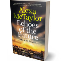 3D view of Premade Literary Fiction Book Cover - Equator