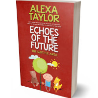 3D view of Premade Children's Book Cover - Roof Terracotta