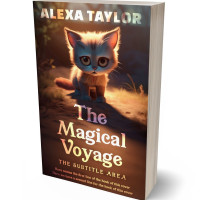 3D view of Premade Fantasy Book Cover - Saddle