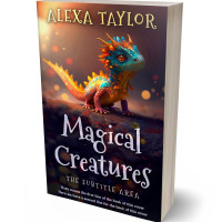 3D view of Premade Fantasy Book Cover - My Pink