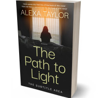 3D view of Premade Literary Fiction Book Cover - Tan