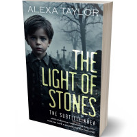 3D view of Premade Horror Book Cover - Mirage